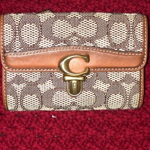 Coach Signature Jacquard wallet Medium
